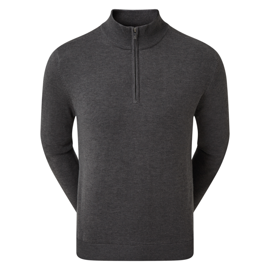 Veste FootJoy DryJoys Homme Grande Collection Tour Blanc 1/2 Zip Manches Courtes Taille L - Occasion