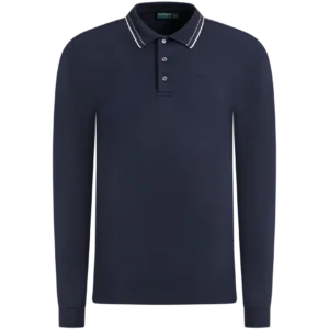 Chervo, Polo Manches Longues Alfabeto Homme, Marine