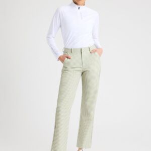 Rohnisch, Pantalon Fairway Brushed Dame, Vert / Blanc