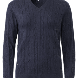 Rohnisch, Pull Knitted Wool Mix Sweater Dame, Navy