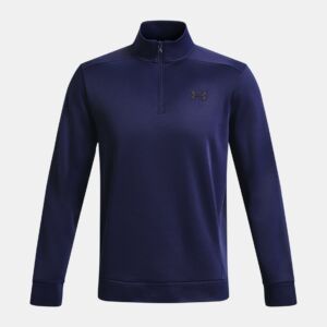 Under Armour, Pull 1/4 Zip Homme, Bleu Foncé
