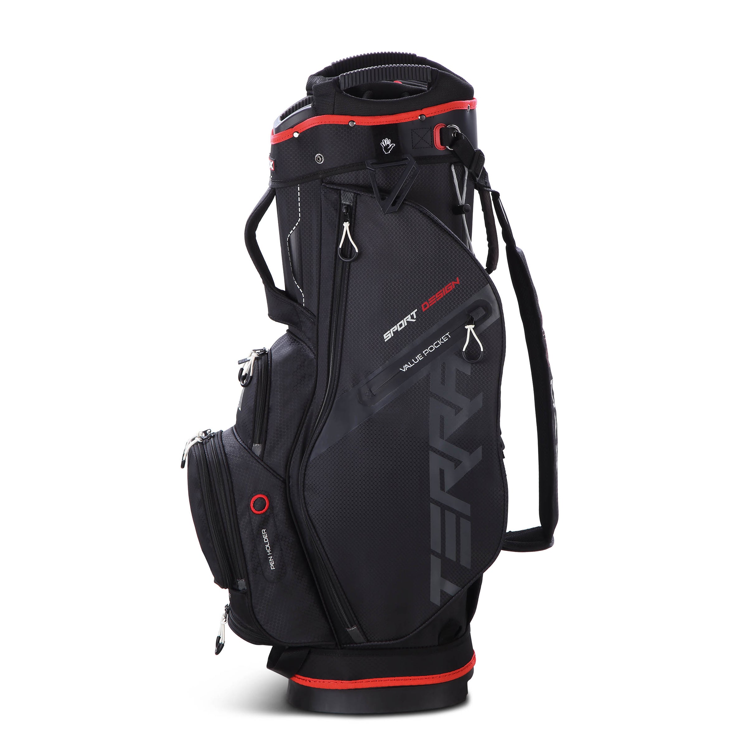Sac Chariot BigMax, TerraSport Noir/Rouge – Image 3