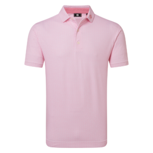 Footjoy, Polo imprimé Coquillage Homme, Rose