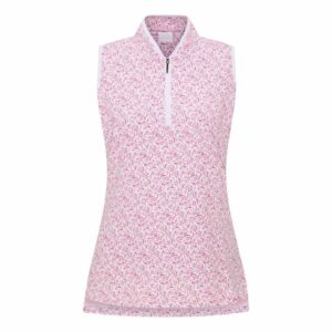 Ping, Polo sans Manches Penola Dame, Fuchsia