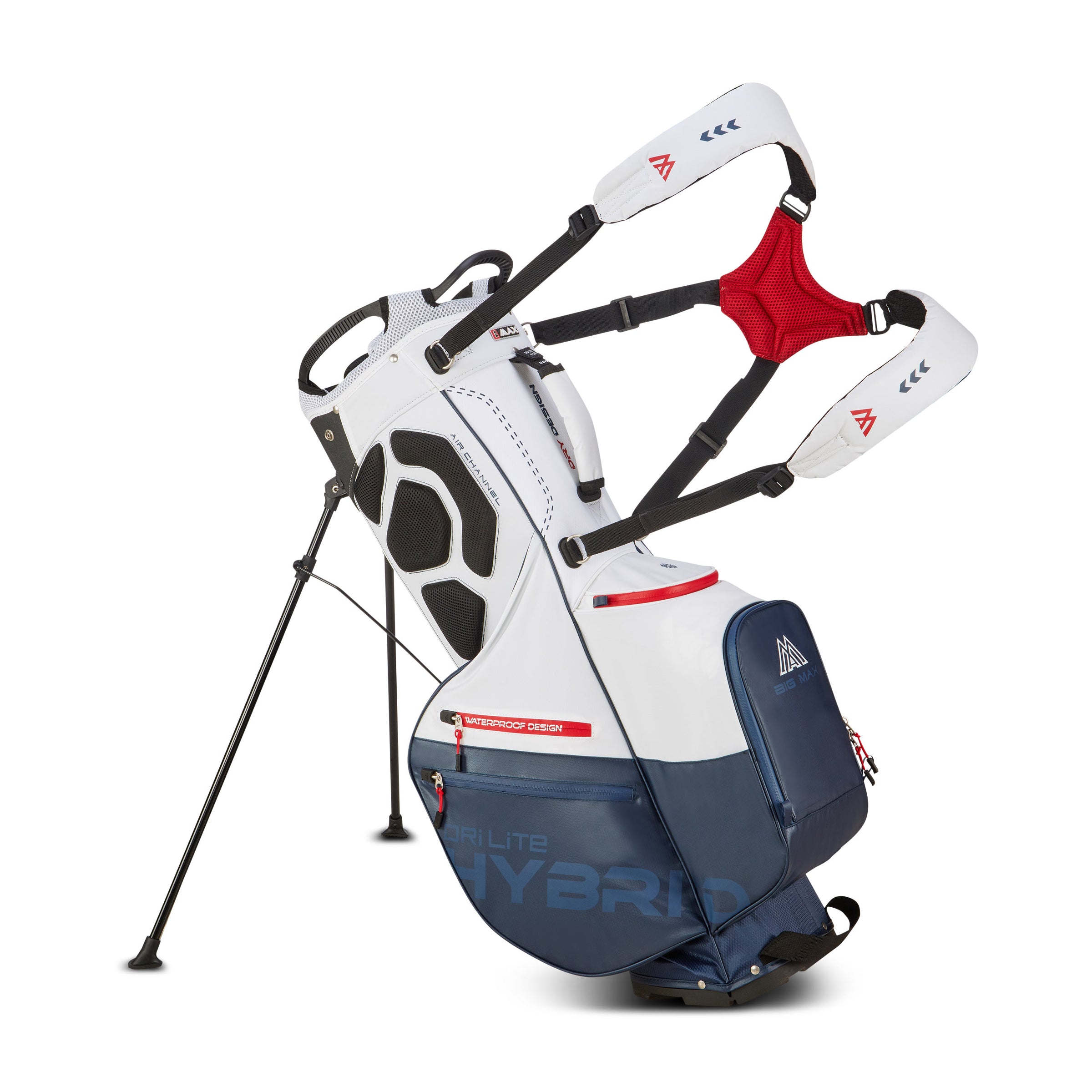 Sac Trépied Big Max, Drilite Hybrid Plus, Bleu / Blanc / Rouge – Image 2