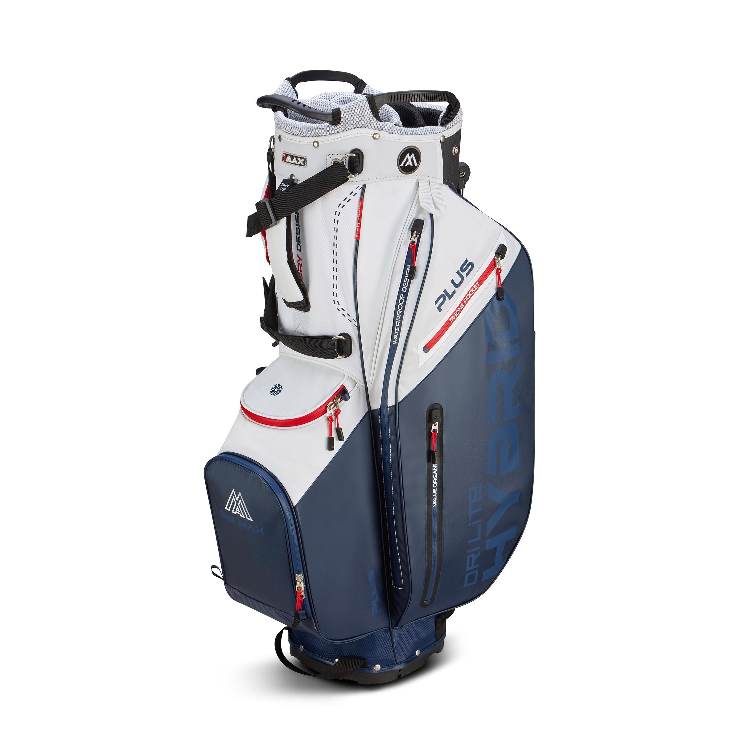 Sac Trépied Big Max, Drilite Hybrid Plus, Bleu / Blanc / Rouge – Image 3