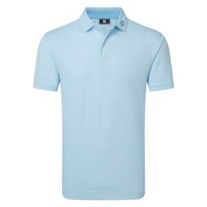 Footjoy, Polo imprimé Coquillage Homme, Bleu