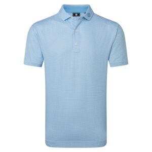 Footjoy, Polo imprimé Drapeau Nautique Homme, Bleu