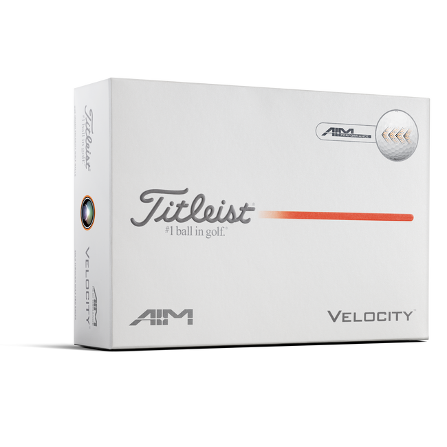 12 balles Titleist Velocity Alignement