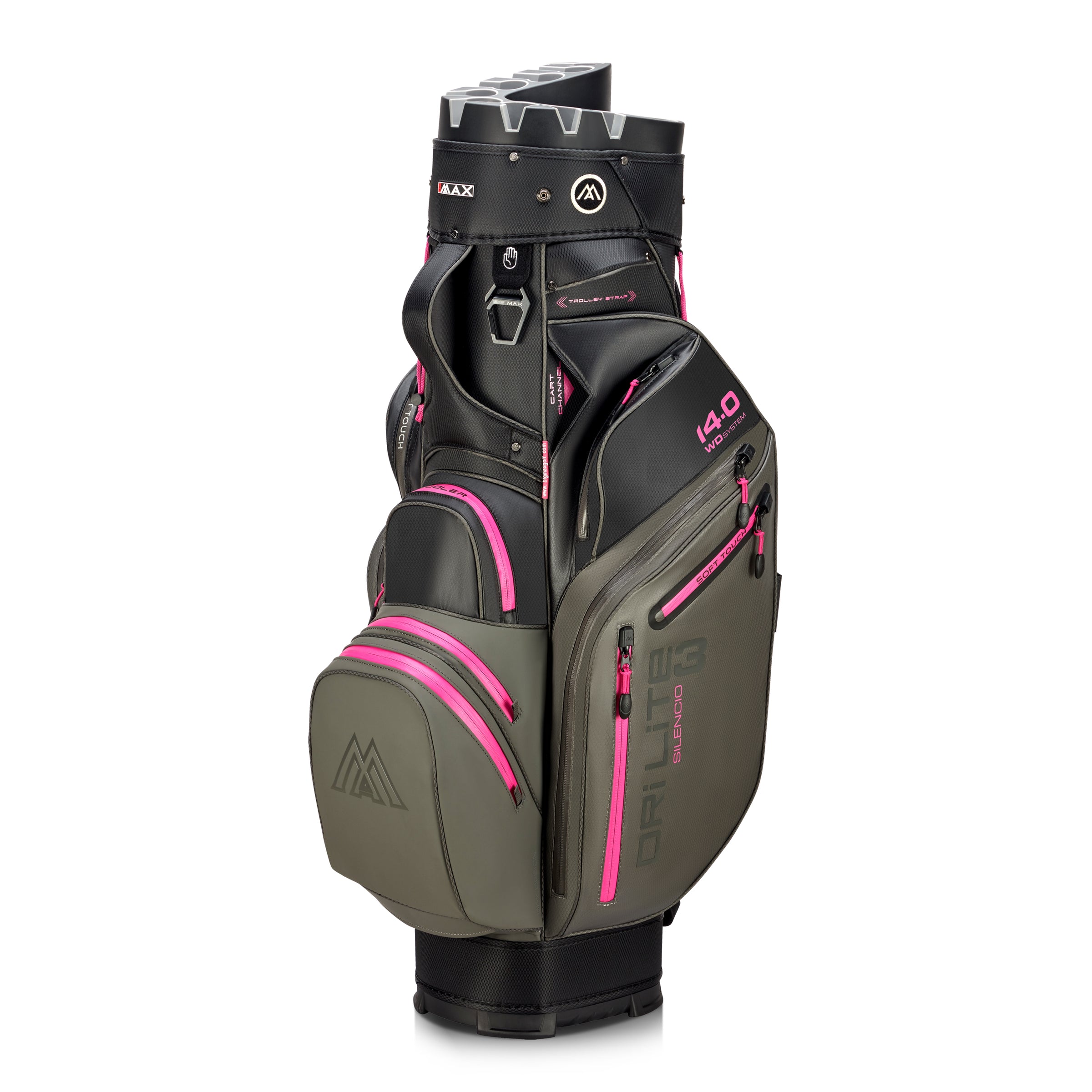 Sac Chariot BigMax, DriLite Silencio 3 Gris Foncé / Rose