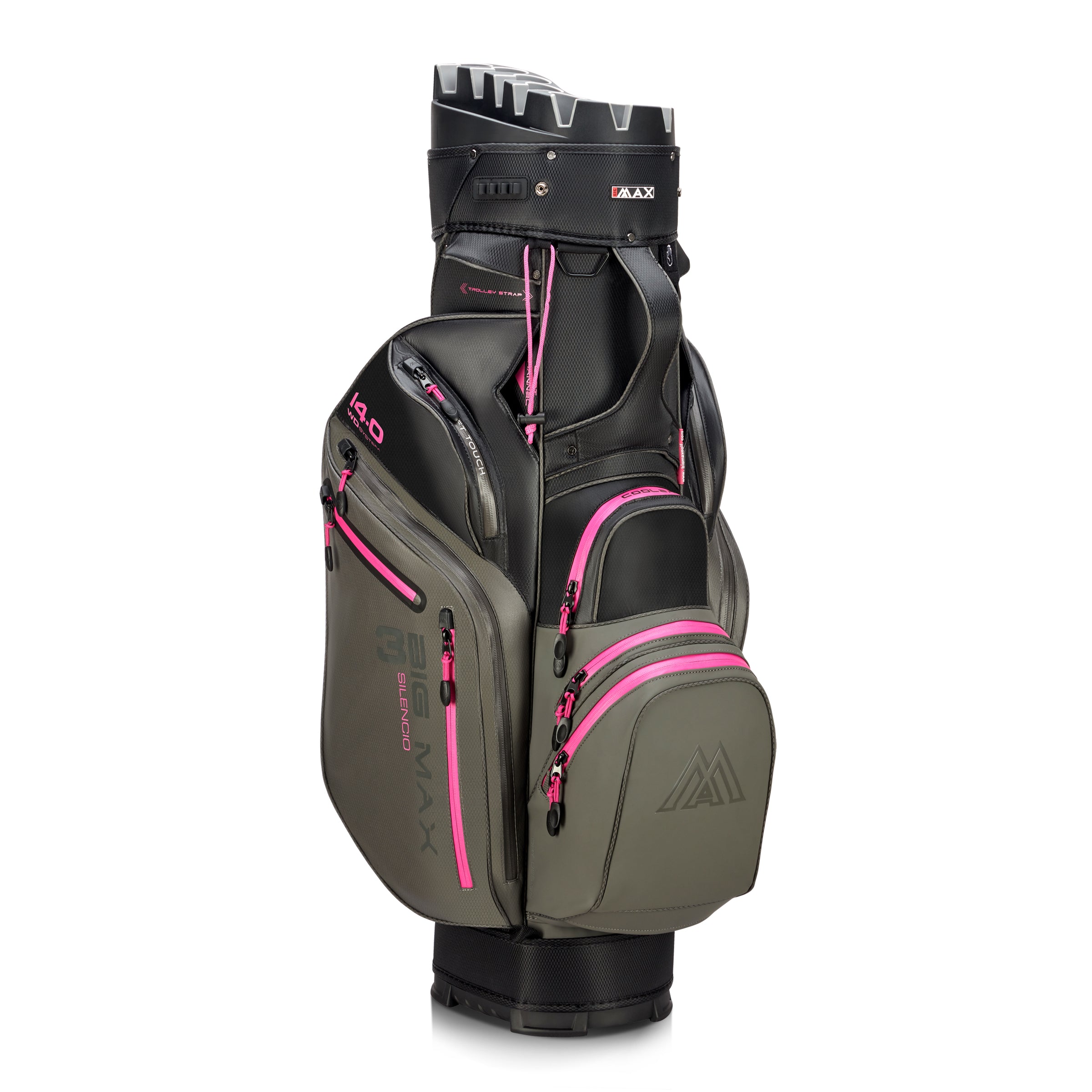 Sac Chariot BigMax, DriLite Silencio 3 Gris Foncé / Rose – Image 2