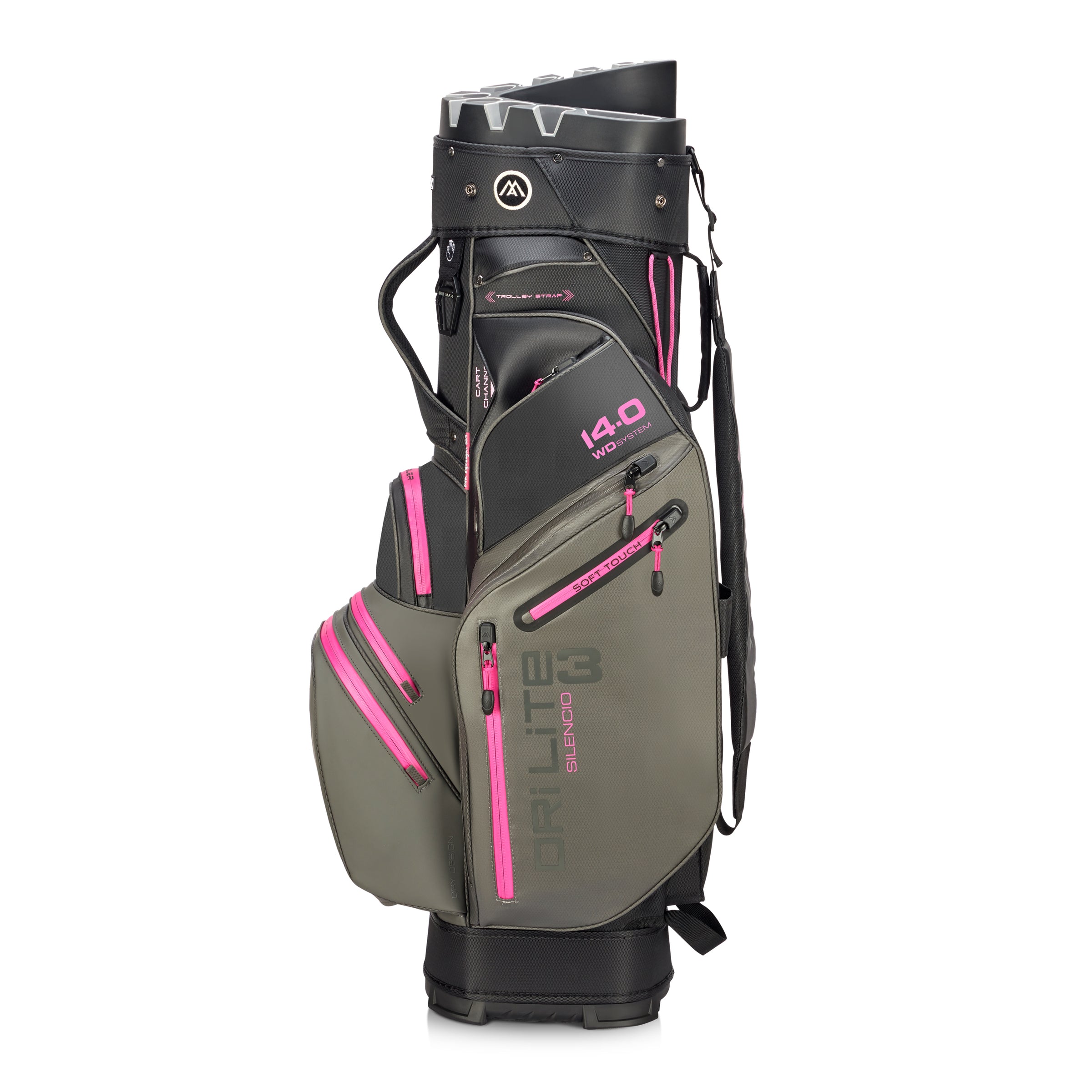 Sac Chariot BigMax, DriLite Silencio 3 Gris Foncé / Rose – Image 4