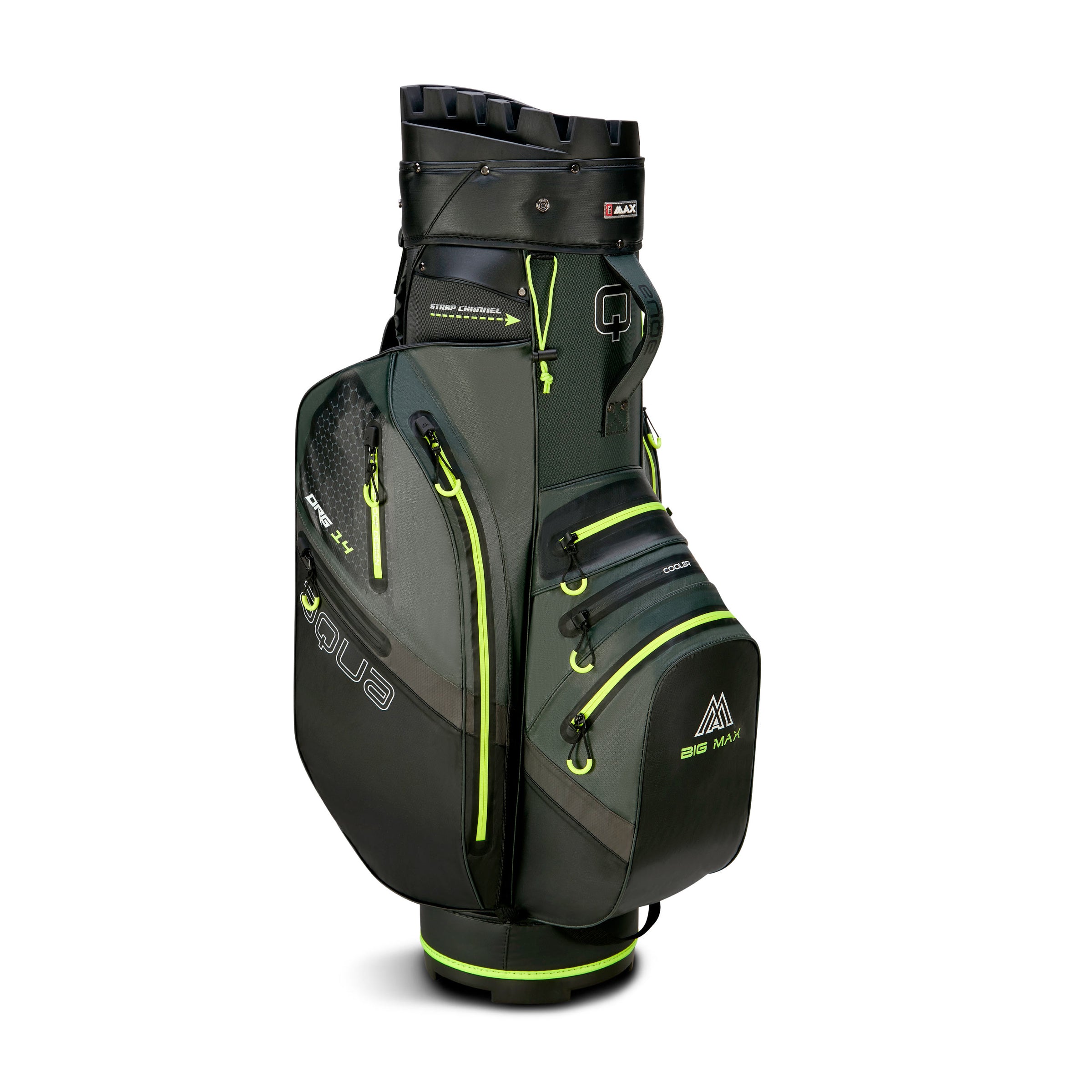 Sac Chariot Big Max Aqua Silencio 4, Vert Foncé / Noir – Image 2