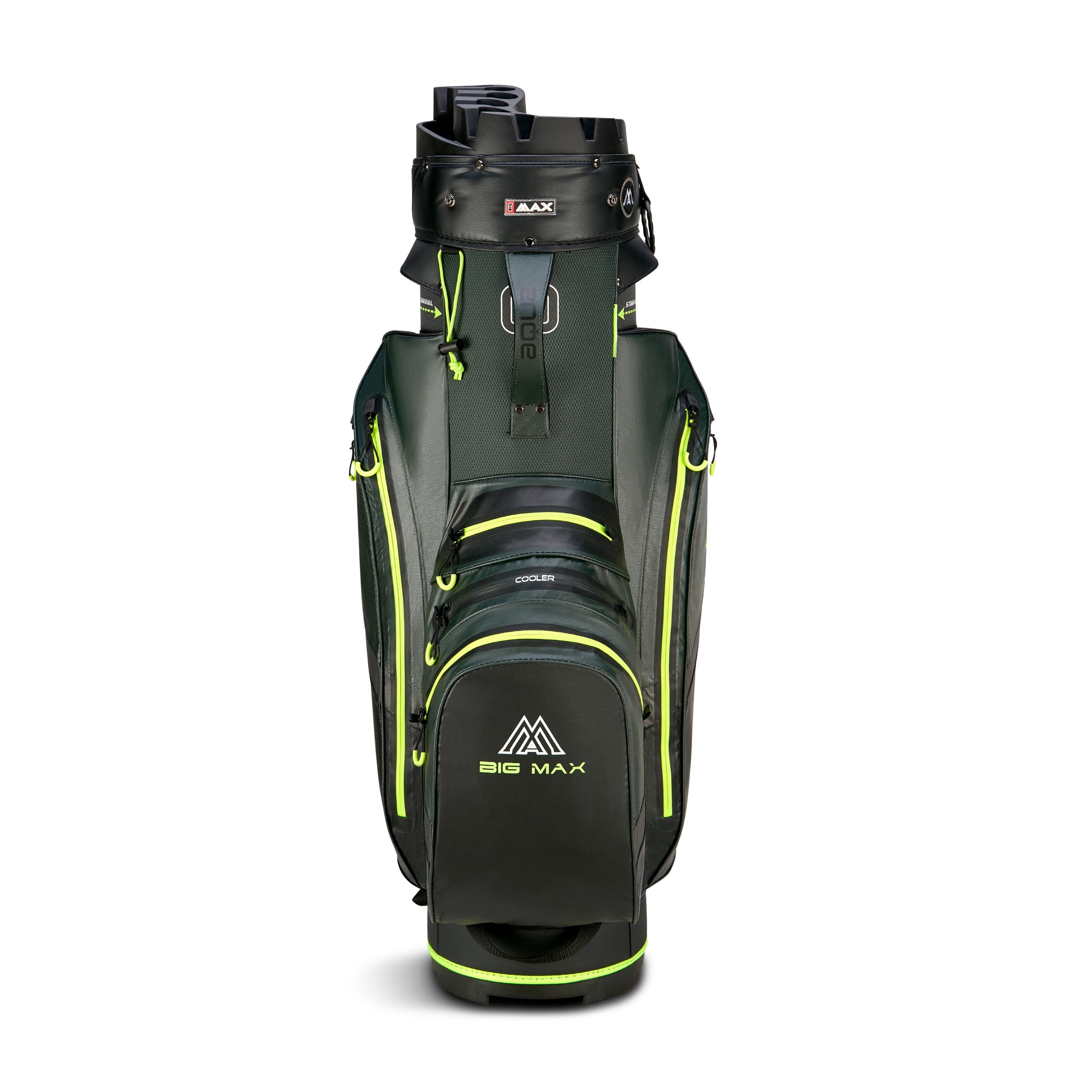Sac Chariot Big Max Aqua Silencio 4, Vert Foncé / Noir – Image 3