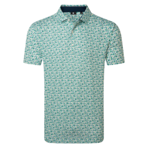 Footjoy, Polo imprimé Surf Homme, Vert