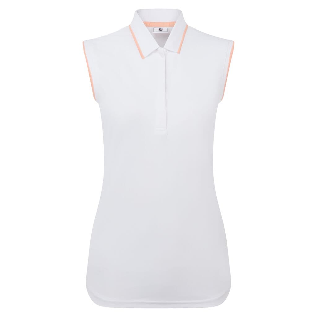 Footjoy, Polo sans Manche Dame, Blanc