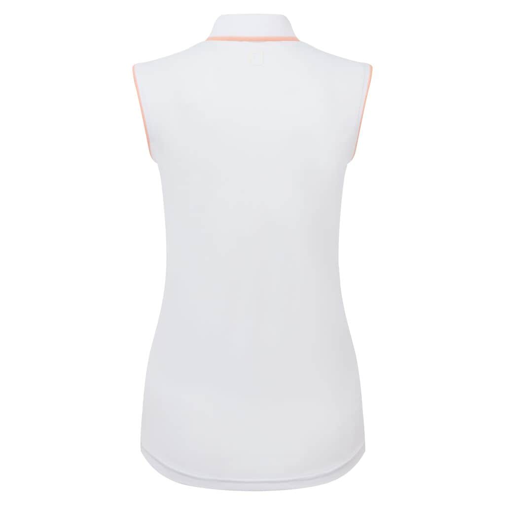 Footjoy, Polo sans Manche Dame, Blanc – Image 3
