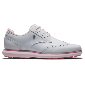 Footjoy, Chaussure Traditions Dame, Blanc / Rose
