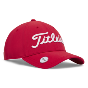 Titleist, Casquette Marque Balle Homme, Rouge
