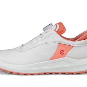 Ecco, Chaussure Boa Core Dame, Blanc / Corail
