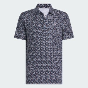 Adidas, Polo Ultimate365+ Soft Print Homme, Marine