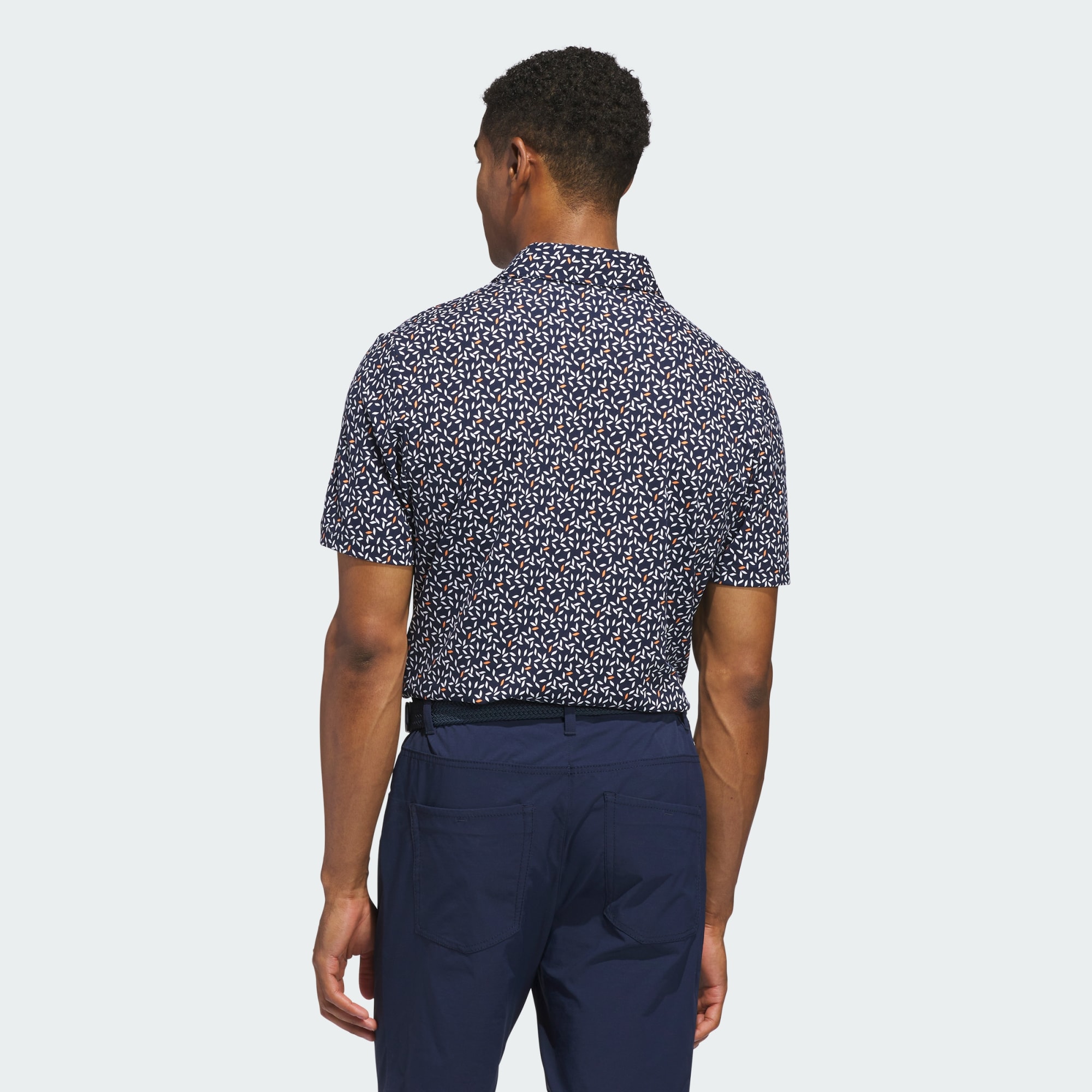 Adidas, Polo Ultimate365+ Soft Print Homme, Marine – Image 6