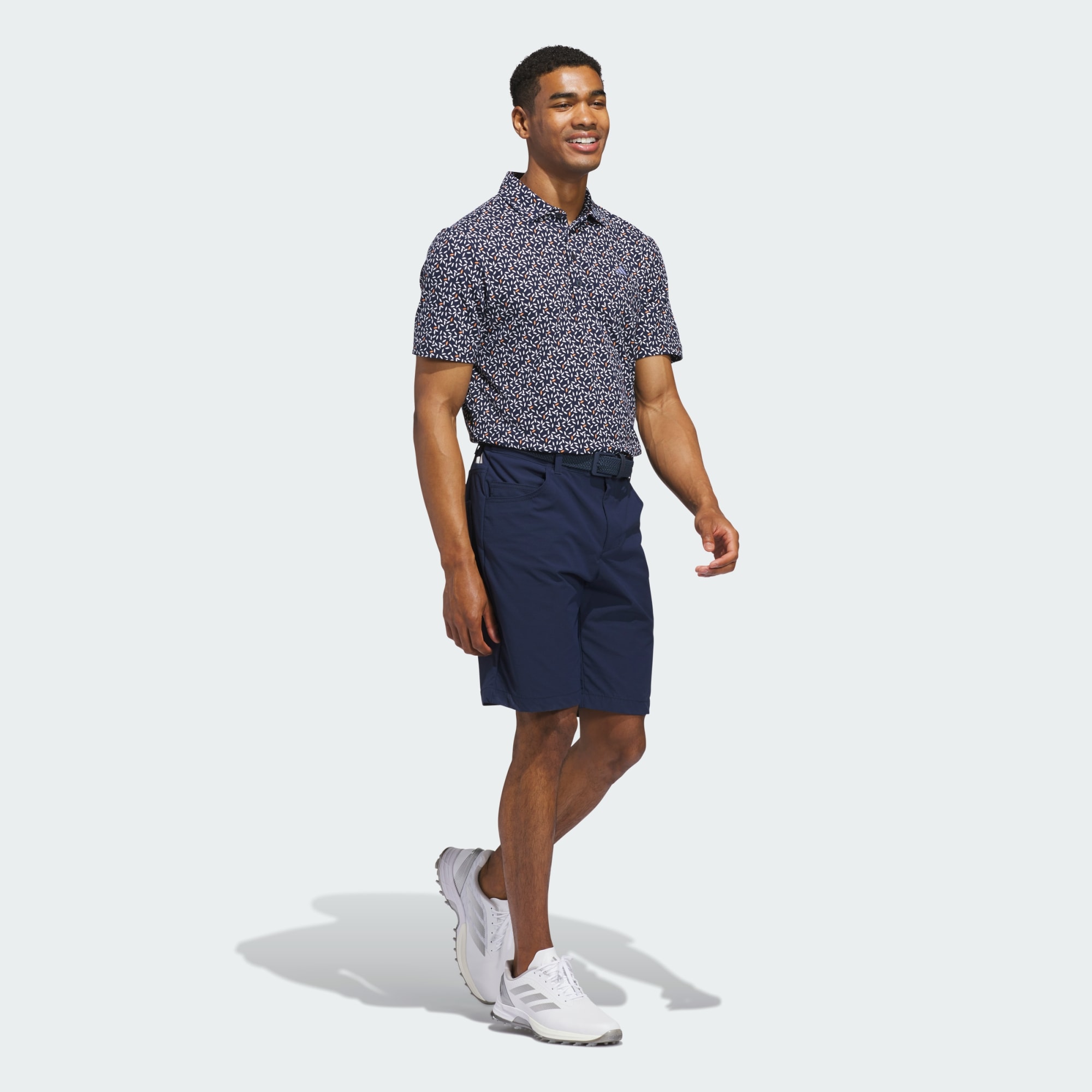 Adidas, Polo Ultimate365+ Soft Print Homme, Marine – Image 3