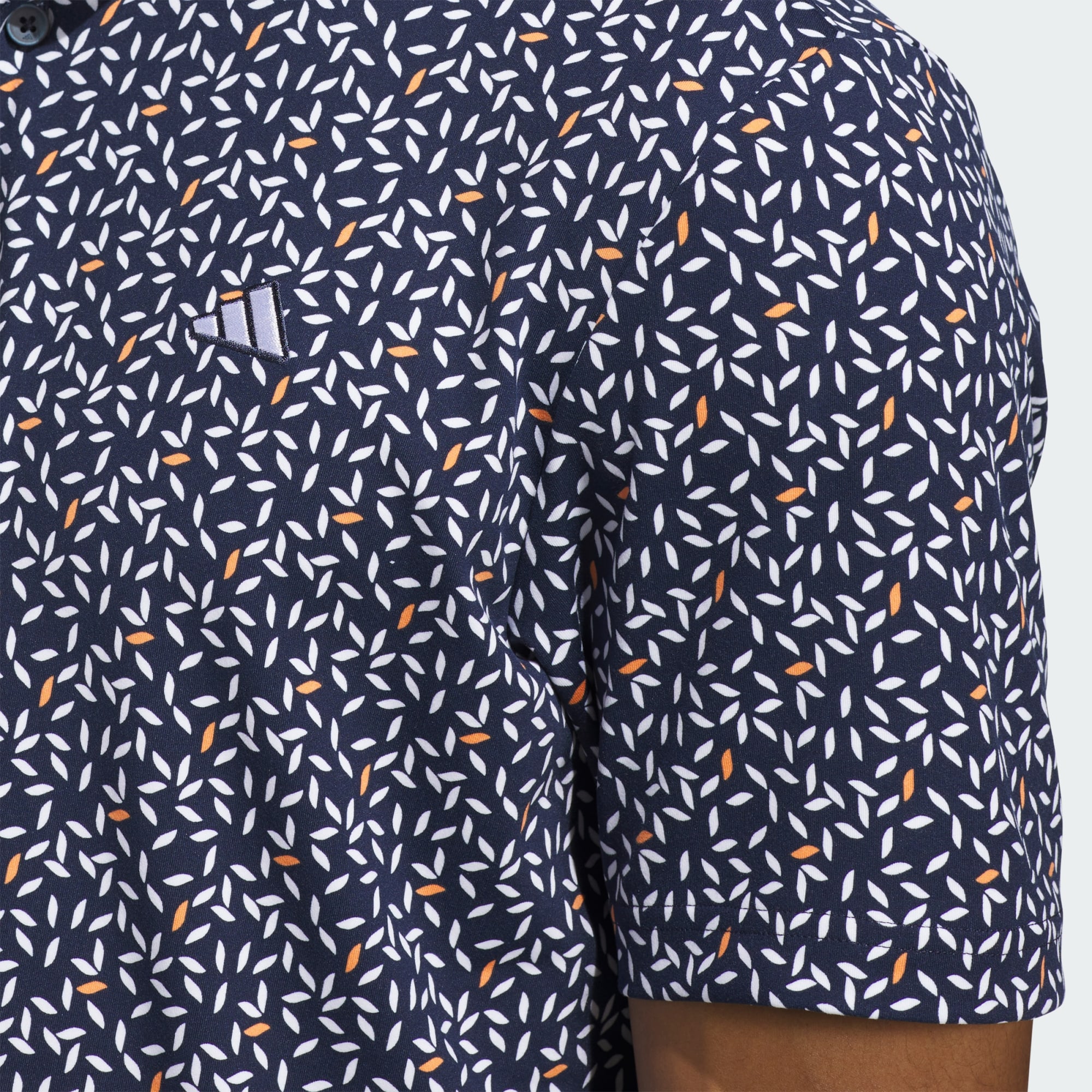 Adidas, Polo Ultimate365+ Soft Print Homme, Marine – Image 5
