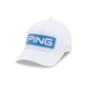 Ping, Casquette Tour Vented Delta Homme, Blanc / Bleu