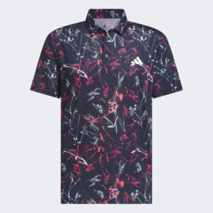 Adidas, Polo Mesh Climacool Homme, Marine / Rose / Blanc