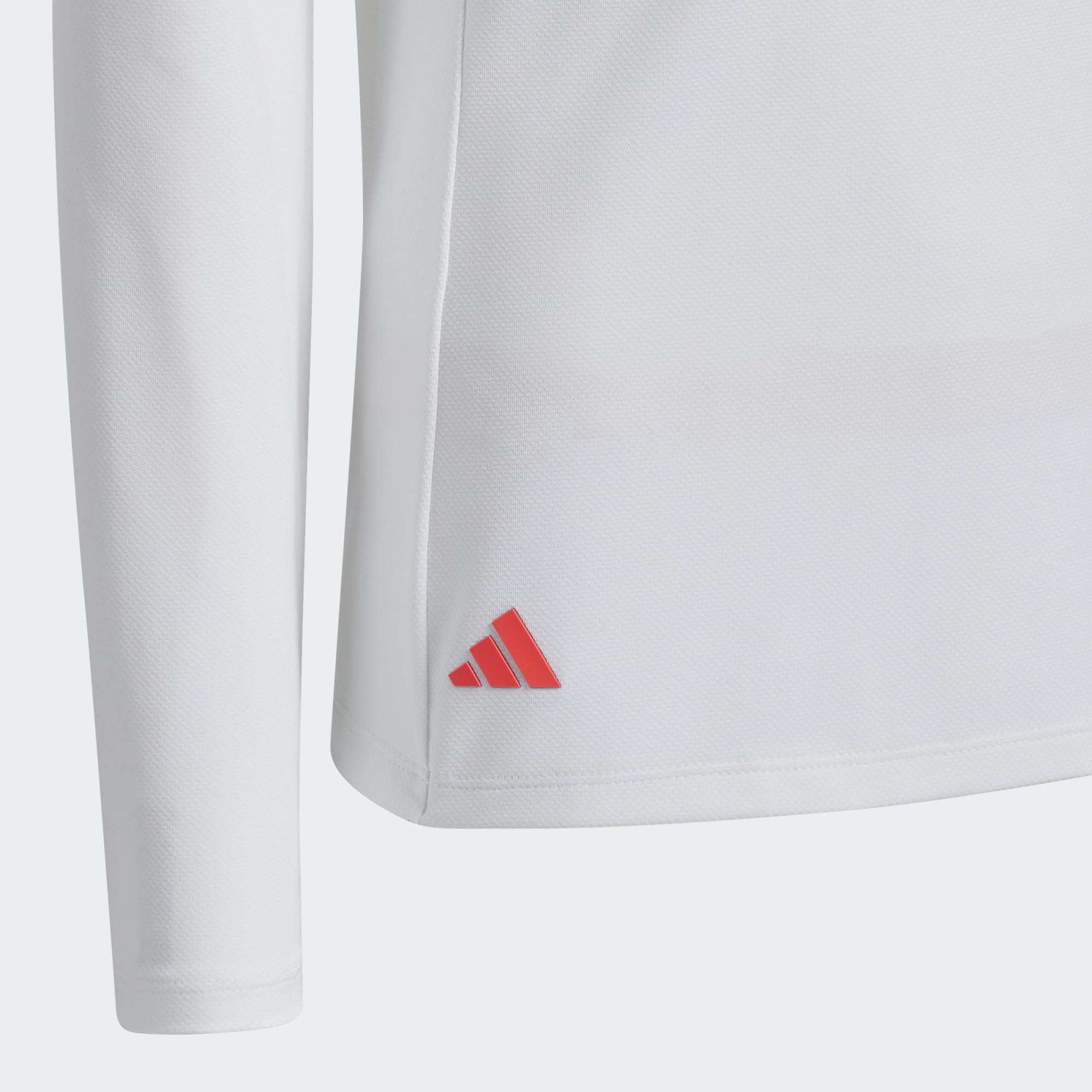 Adidas, Polo Climacool Junior, Blanc – Image 3