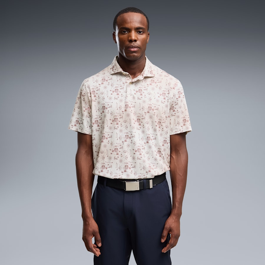 Puma, Polo Costal Claret Homme, Beige – Image 3